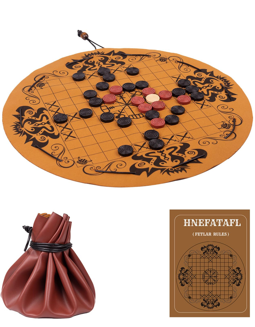 WodGod Hnefatafl board for immersive Viking strategy sessions.