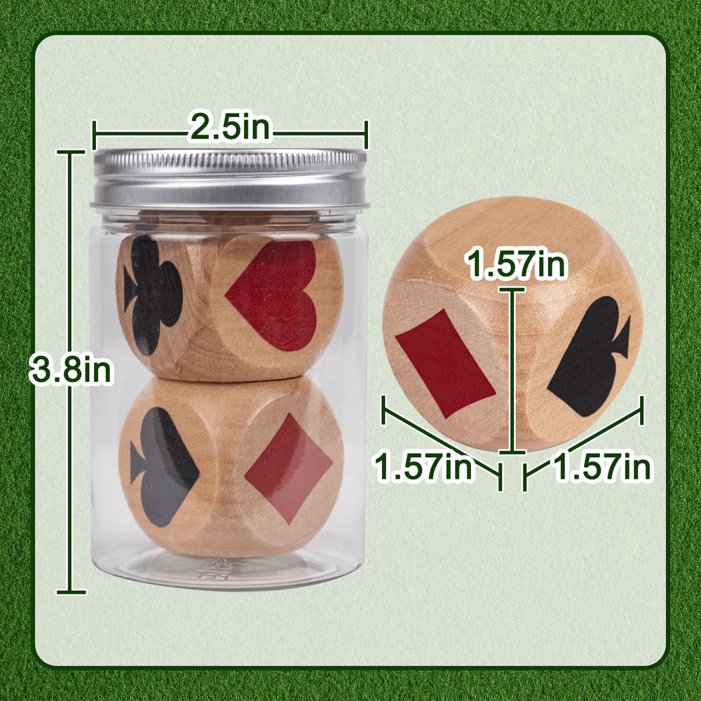 WodGod wooden dice with durable markings survive intense card night sessions.