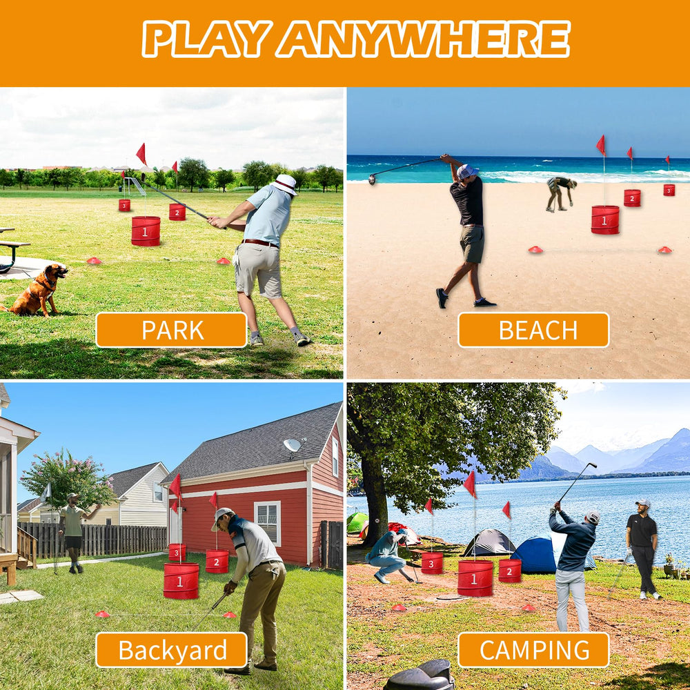 WodGod outdoor golf activity collection shown for park and beach fun.