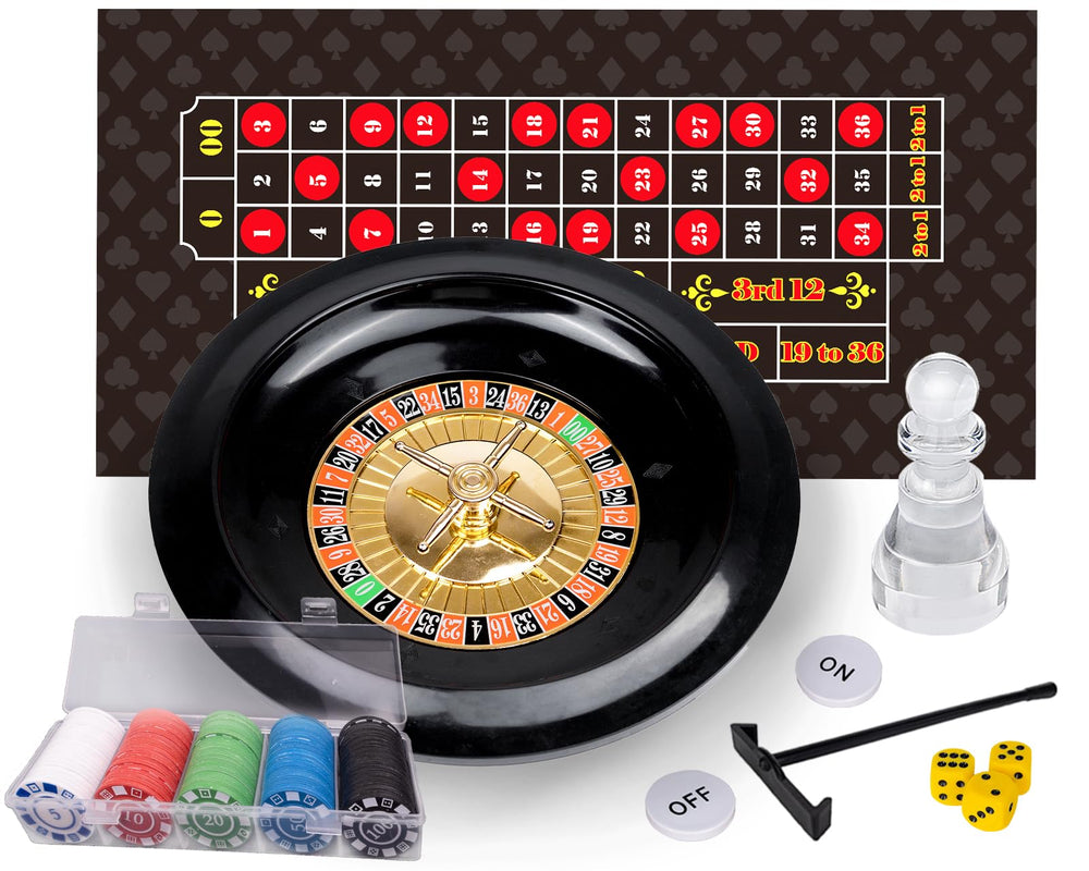 WodGod roulette wheel 10-inch centerpiece for lively home game nights.