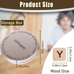WodGod wooden letter dice close-up highlighting durable craft and tactile feel.