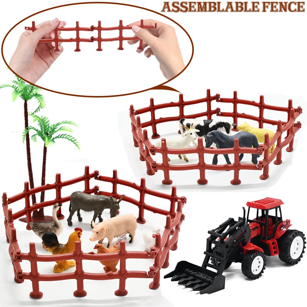 WODMAZ farm fence components help build engaging play scenes and spatial awareness.