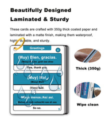 Woifish flash cards are compact and travel-ready for practice anywhere.