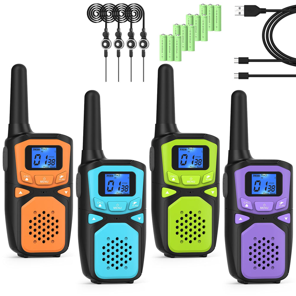 WokTok small machine walkie talkie 2-pack setup for family outdoor fun