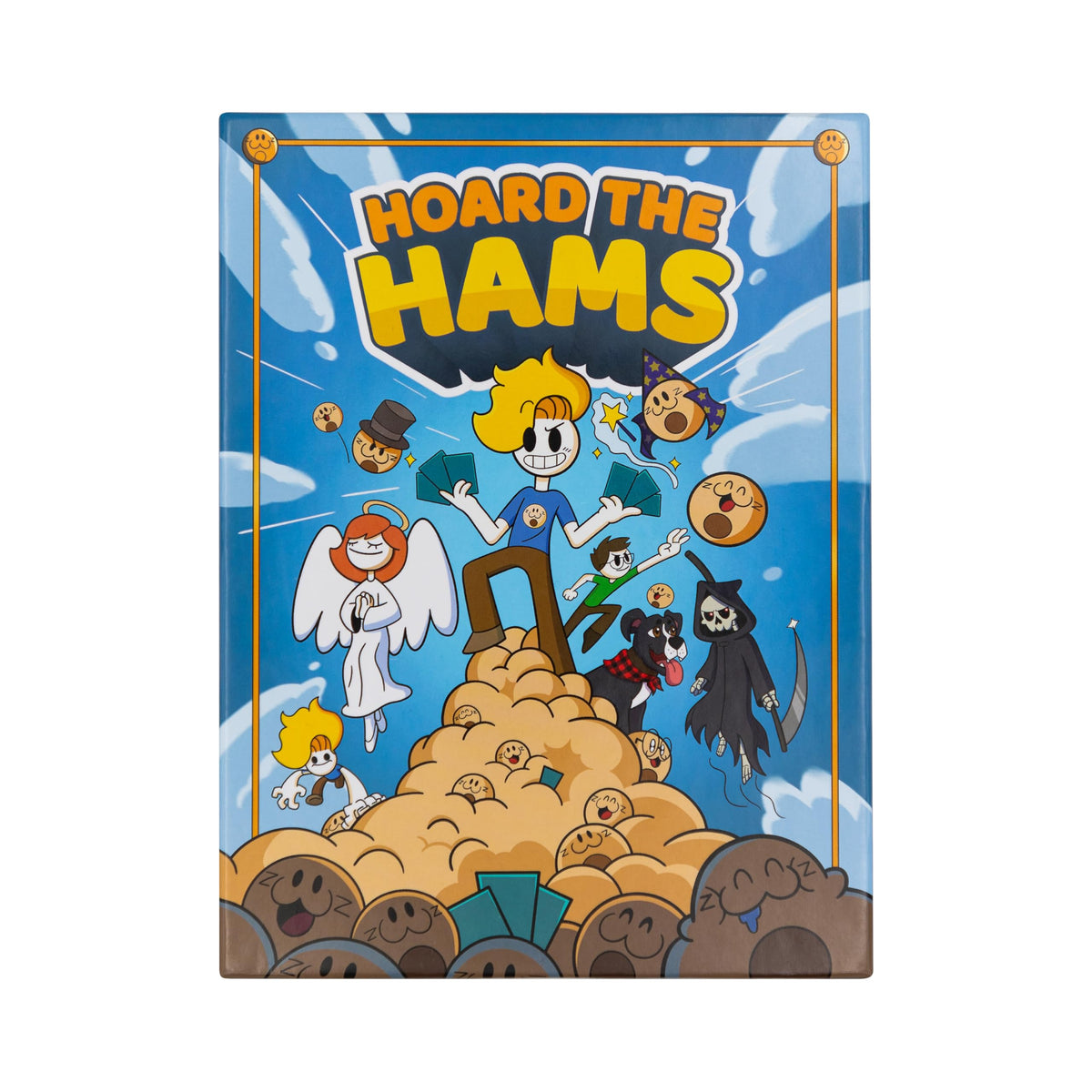 Wombo Combo Games Hoard The Hams game board top view, ideal for lively game nights.