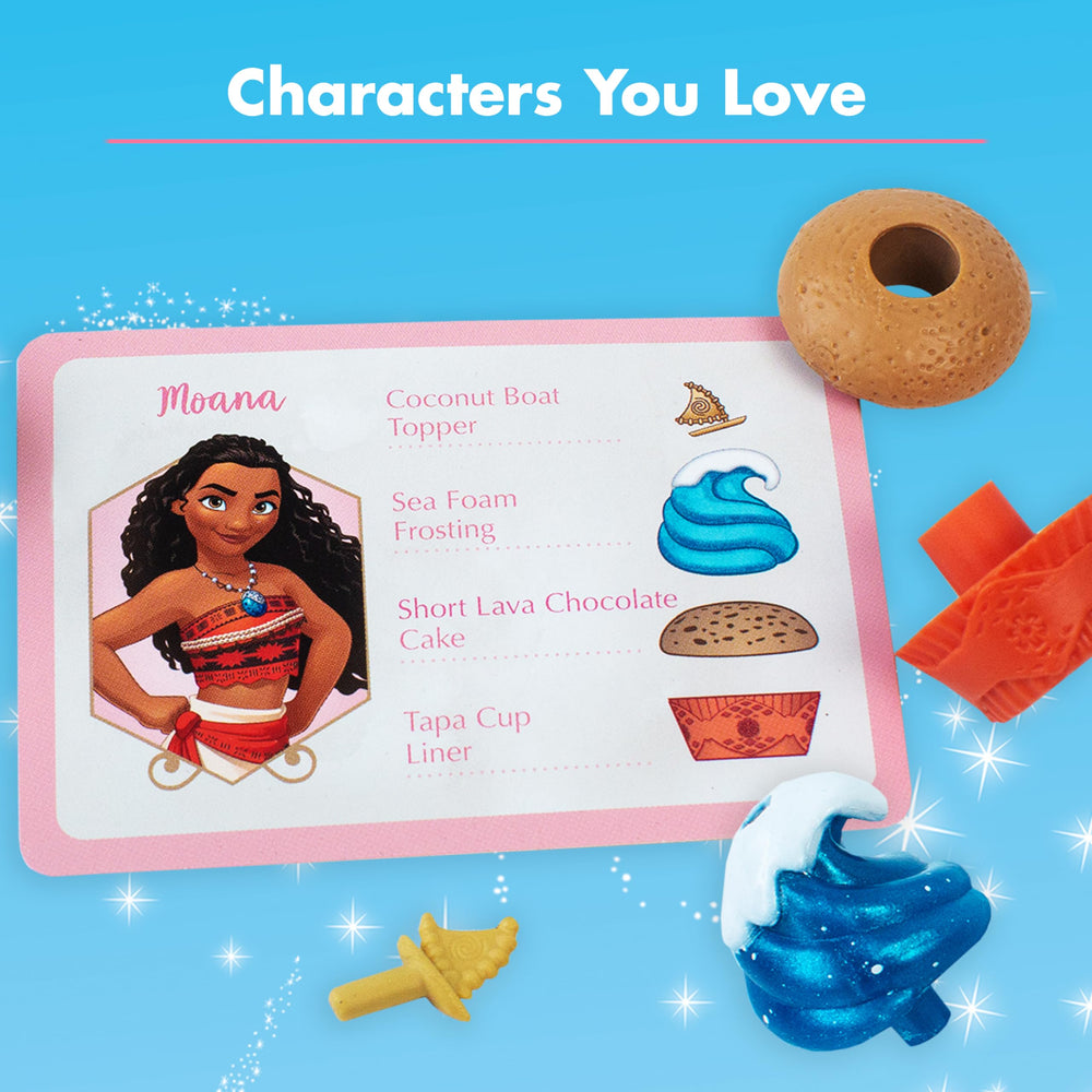 Wonder Forge Disney Princess Enchanted Cupcake Party Game play area with cupcakes and cards for quick rounds.