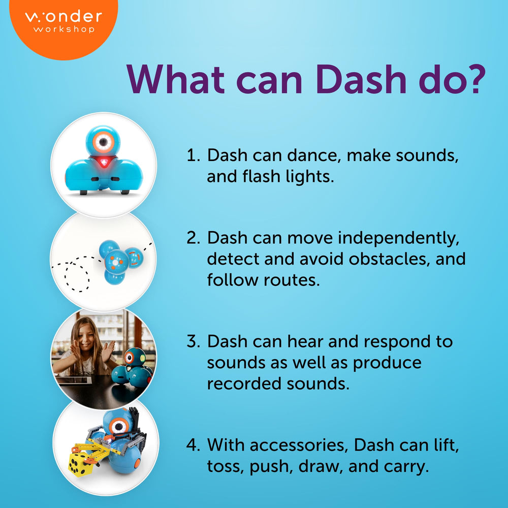 Wonder Workshop Dash used in classrooms and homes worldwide.