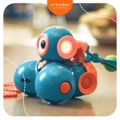 Launcher includes balls and three projectiles for practice with Dash