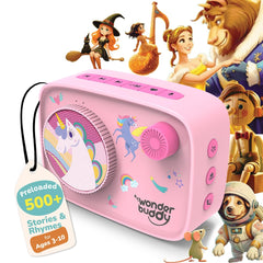 WonderBuddy Unicorn Story Box audio player ready for immersive storytelling