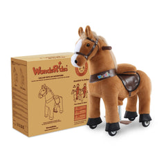 WondeRides ride-on horse color options suitable for any kid