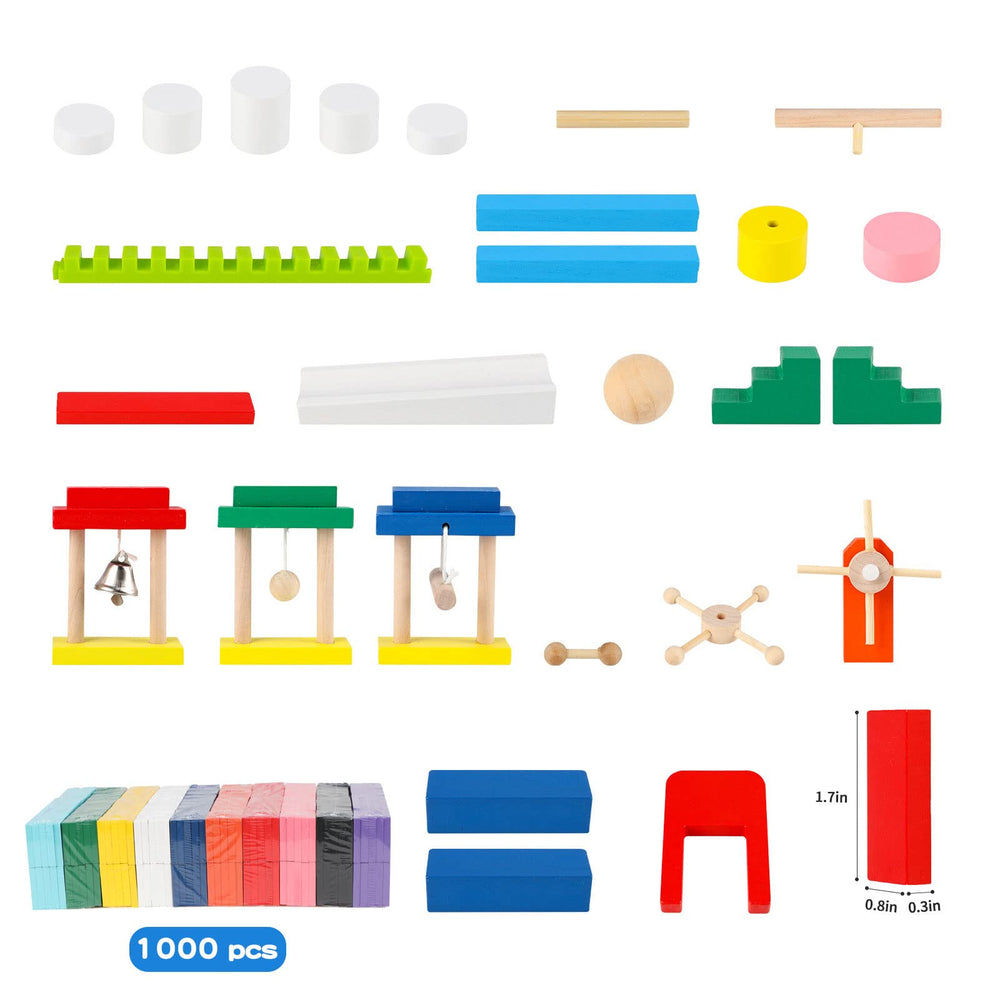 Wondertoys red storage bag keeps pieces organized after play.