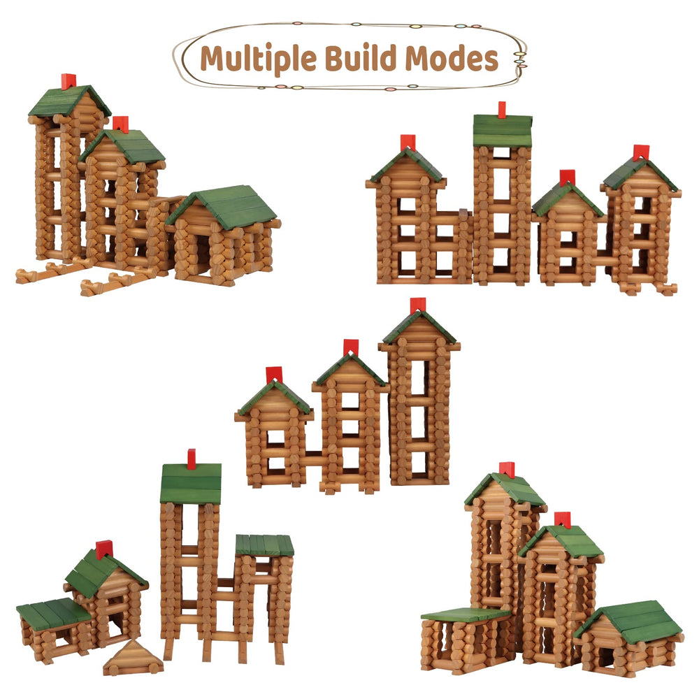 Wondertoys family-building logs promote imaginative play