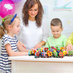 Wondertoys organized storage box keeps pieces tidy and ready for quick setup.