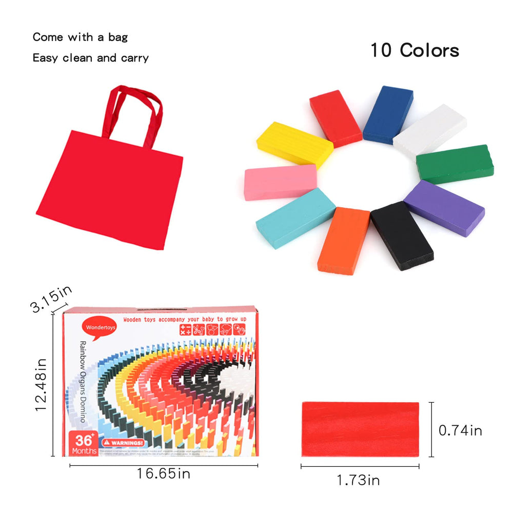 Wondertoys dominoes race setup with ramps and accessories included.