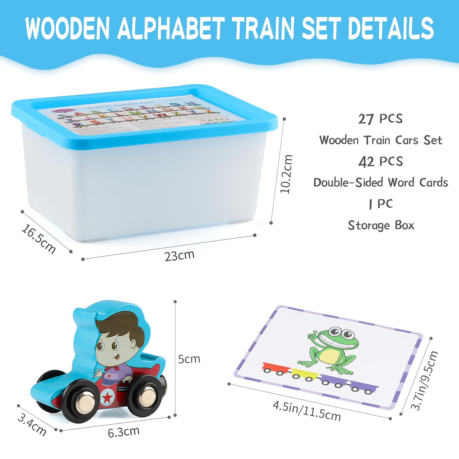 Wondertoys Storage Box keeps train pieces organized