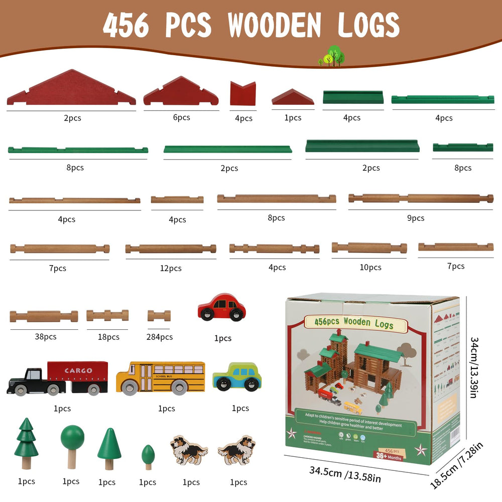 Wondertoys trees and dogs add vivid detail for lifelike scene creation.