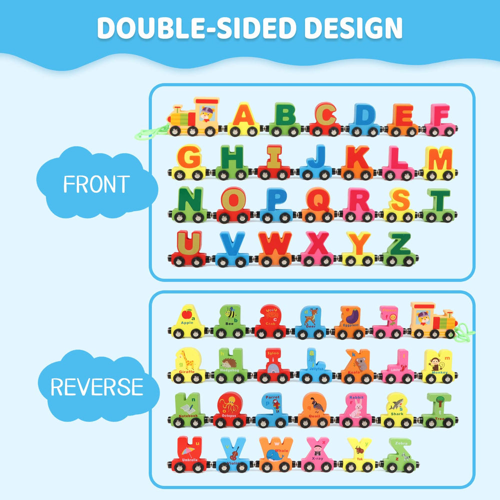 Wondertoys colorful wooden finish adds tactile appeal for small hands