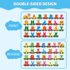 Wondertoys colorful wooden finish adds tactile appeal for small hands