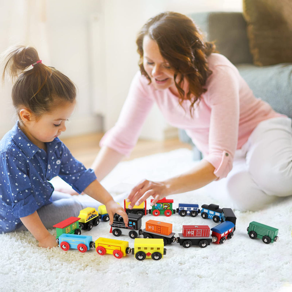 Wondertoys coal car: durable car for imaginative cargo play.