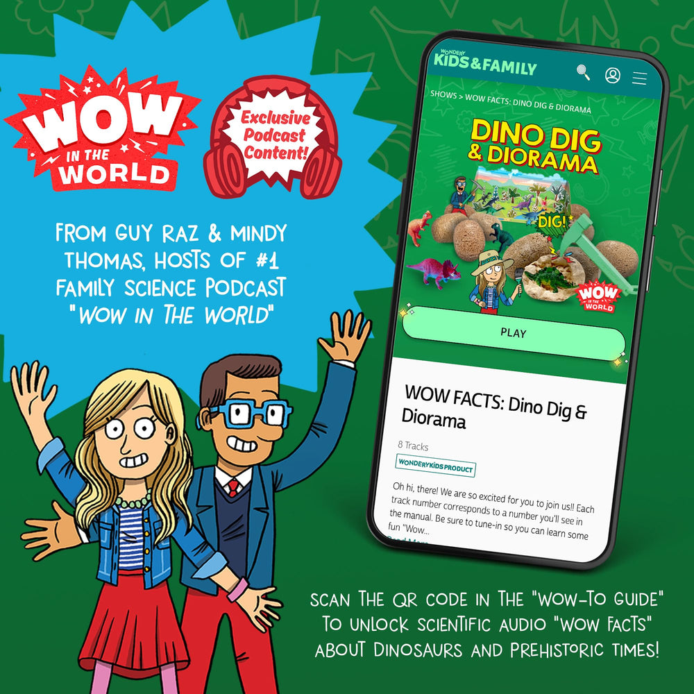 WONDERY KIDS prehistoric plant stickers add color and timeline context