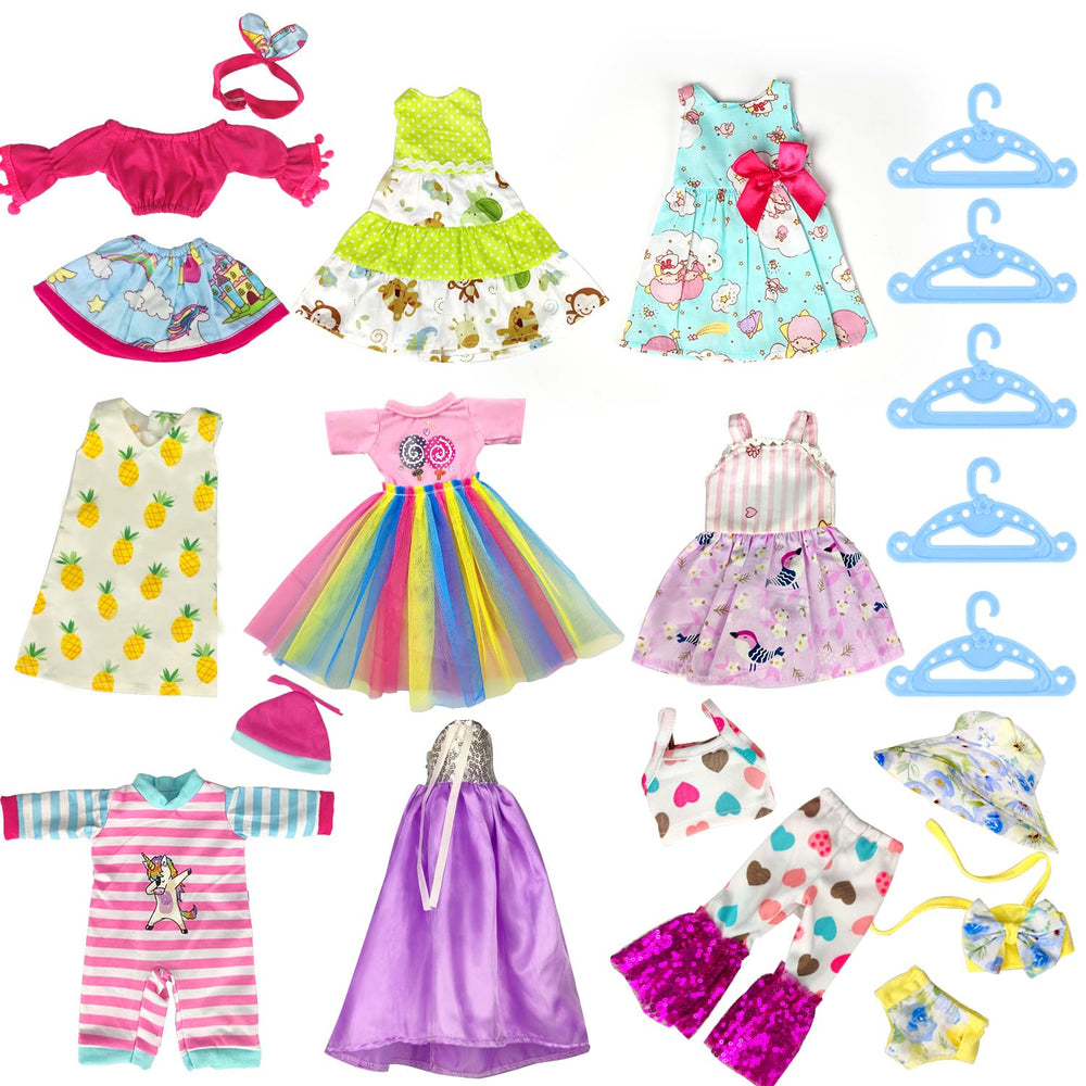 WONDOLL sturdy clothes hangers for organized outfit changes.