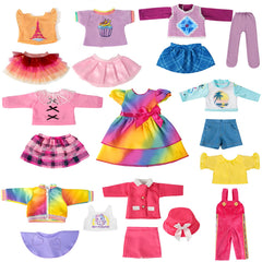 WONDOLL 18-inch doll dresses collection for endless mix-and-match outfits.