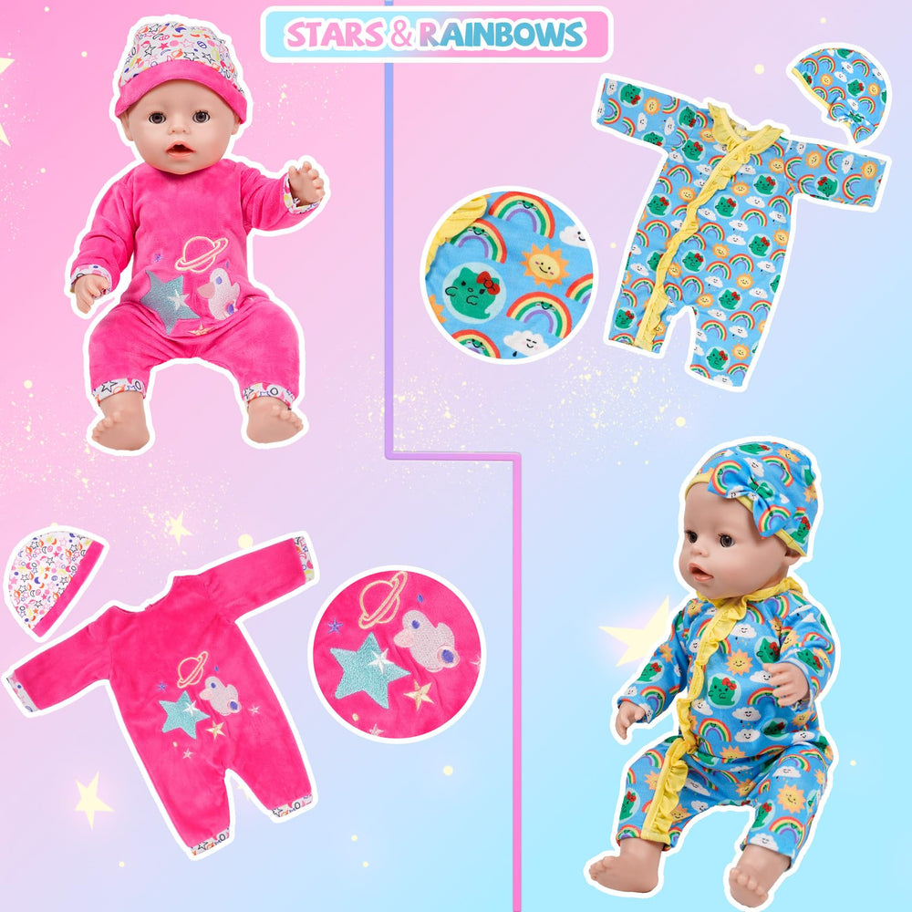 WONDOLL breathable cotton romper keeps playtime comfortable all day.