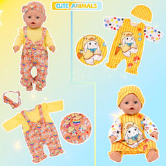 WONDOLL cozy fleece romper for warm, cuddly pretend outfits.