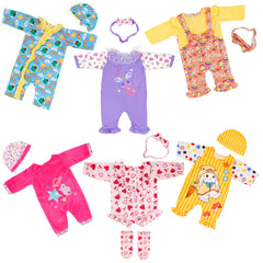 WONDOLL romper with fluffy clouds design for cozy storytelling moments.