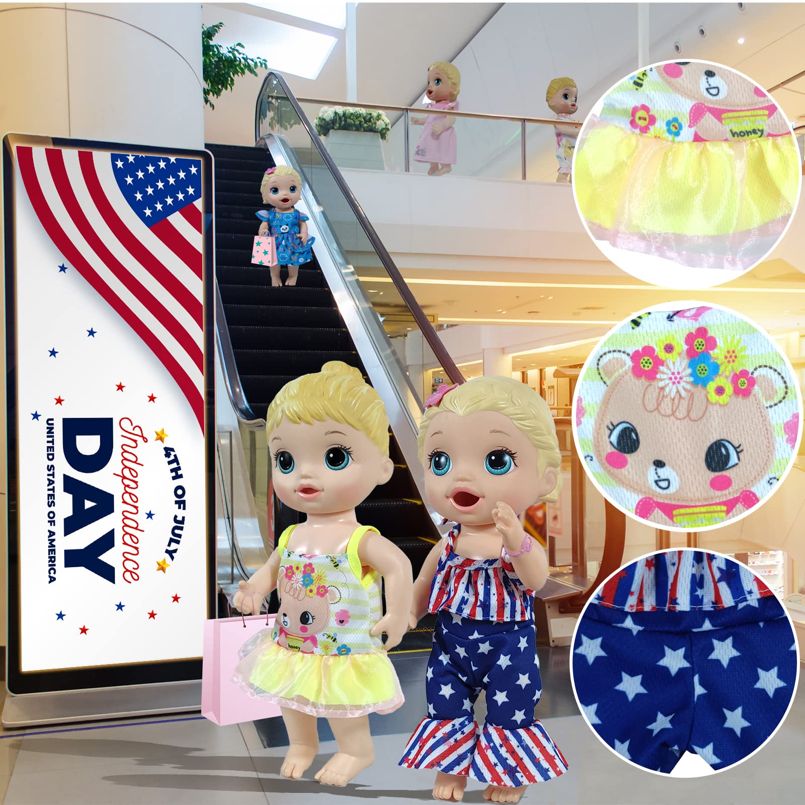 WONDOLL Alive 12in doll clothes color variety fosters creativity