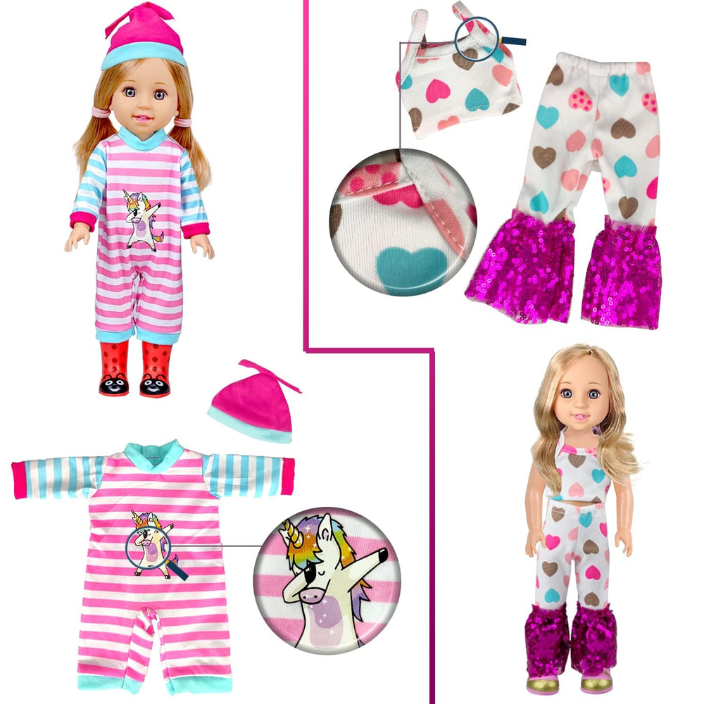 WONDOLL easy back-buckle design for quick dressing and undressing.