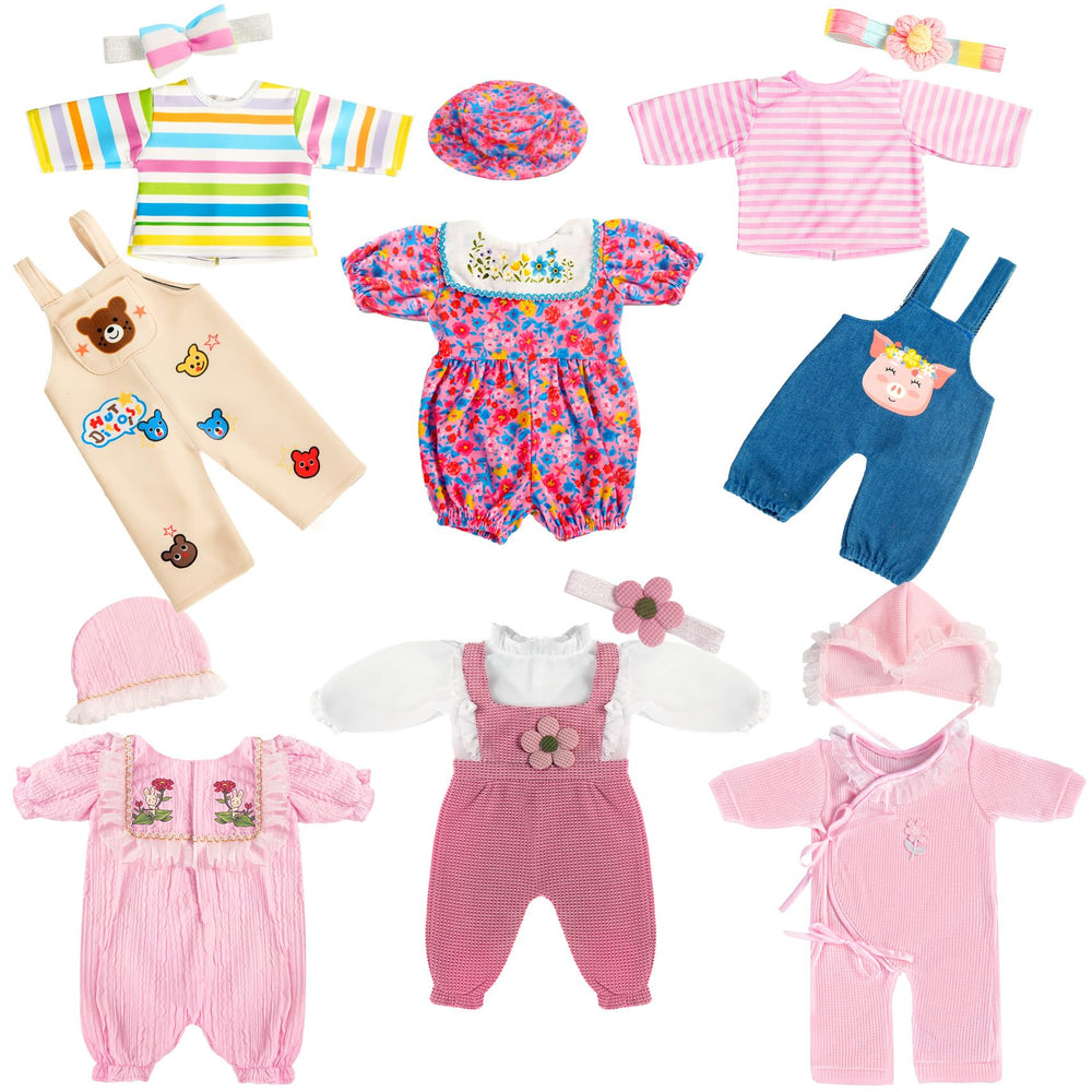 WONDOLL cap and hairbands set enhances styling fun for 14-16 inch dolls.