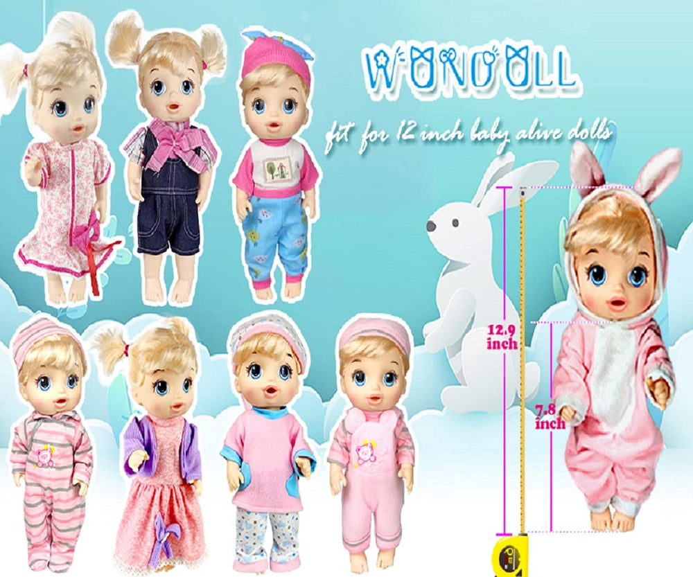 WONDOLL handmade doll clothes with soft fabrics for gentle play sessions.