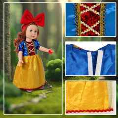 WONDOLL universal fit, elastic seams and Velcro suit most 18-inch dolls.