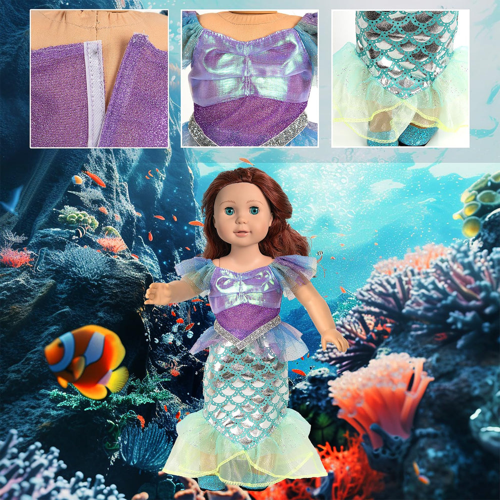 WONDOLL universal-fit design with elastic seams and Velcro for easy changes.