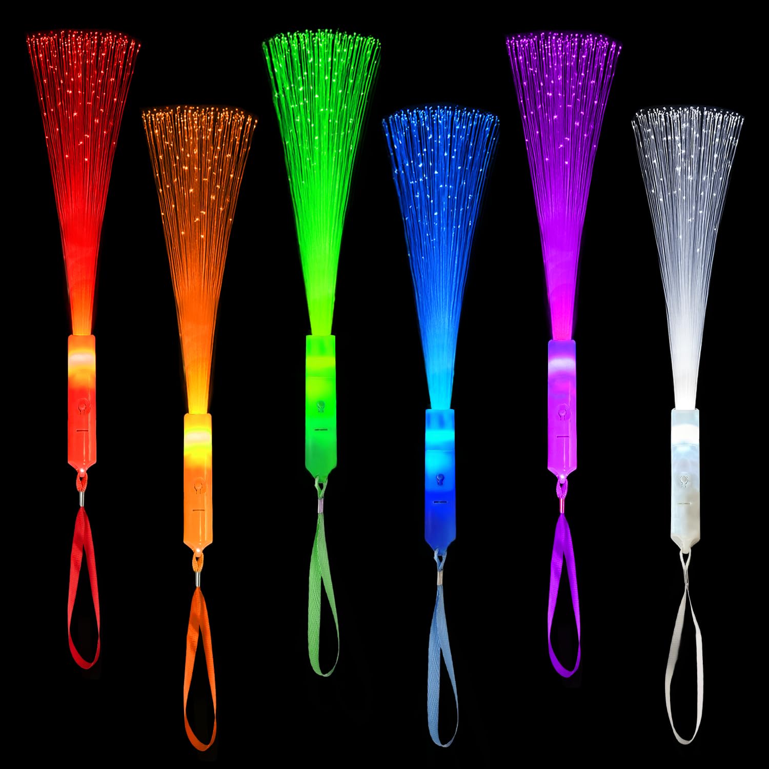 Wondrus glow sticks in red illuminate parties with vibrant color accents.