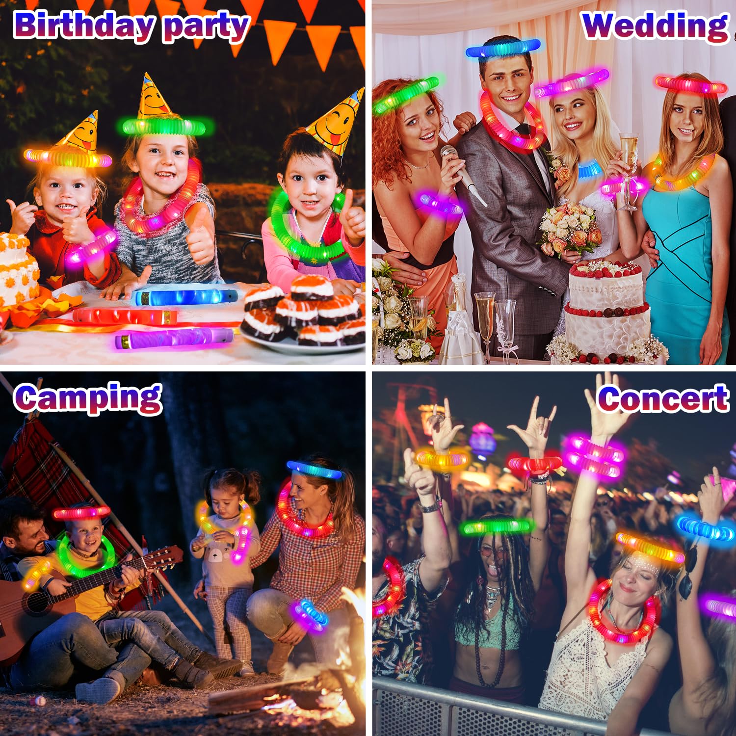 Wondrus neon accessories offer quick, safe customization for group activities and celebrations.