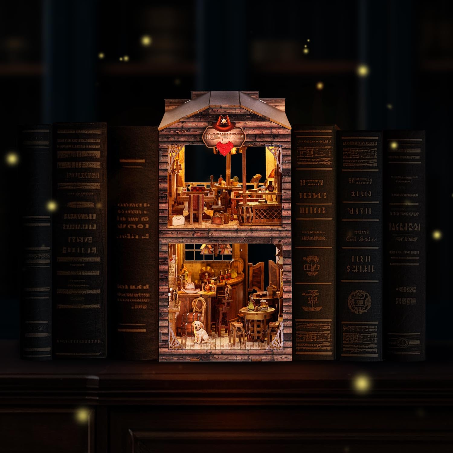 Wondyland Book Nook uses premium wood and crisp printing for durable, collectible charm