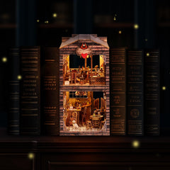 Wondyland Book Nook uses premium wood and crisp printing for durable, collectible charm