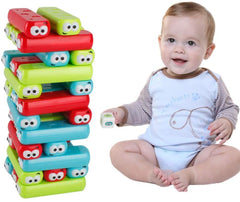 wonuu Blocks and Dice: versatile setup for varied stacking challenges.