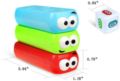 wonuu Cartoon Animal Faces blocks: vivid colors invite hands-on exploration.