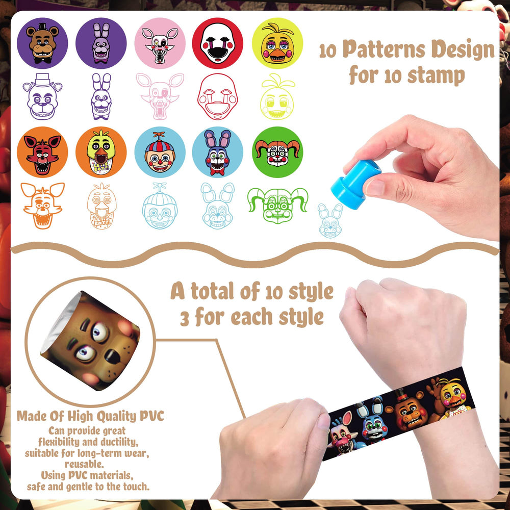 WOOACME Five Nights themed party kit layout inspires cohesive decor.