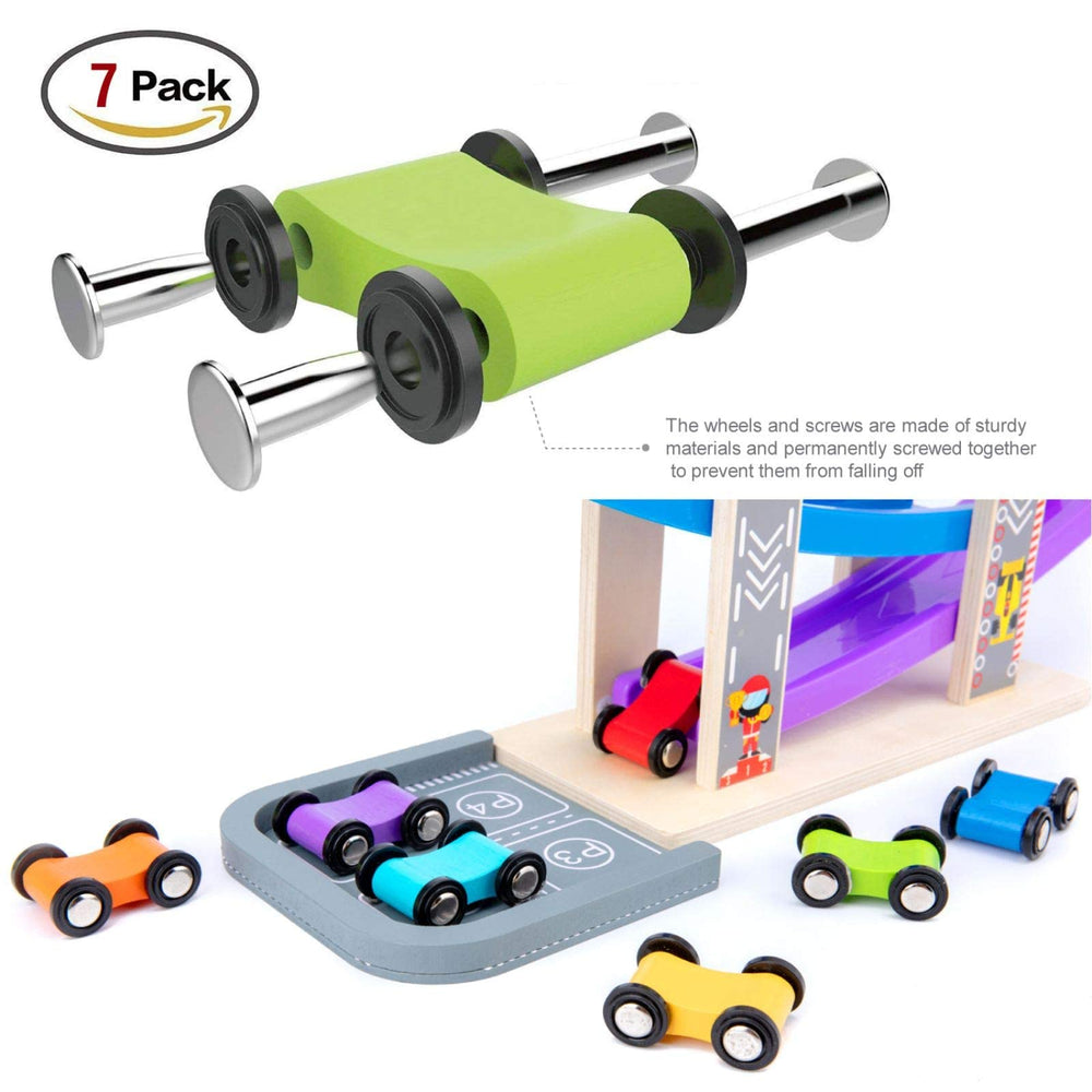 Wood City bottom parking lot assembly aids quick, easy setup.