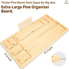 Wood City Building Baseplate Table with Lazy Susan during assembly for collaborative building.