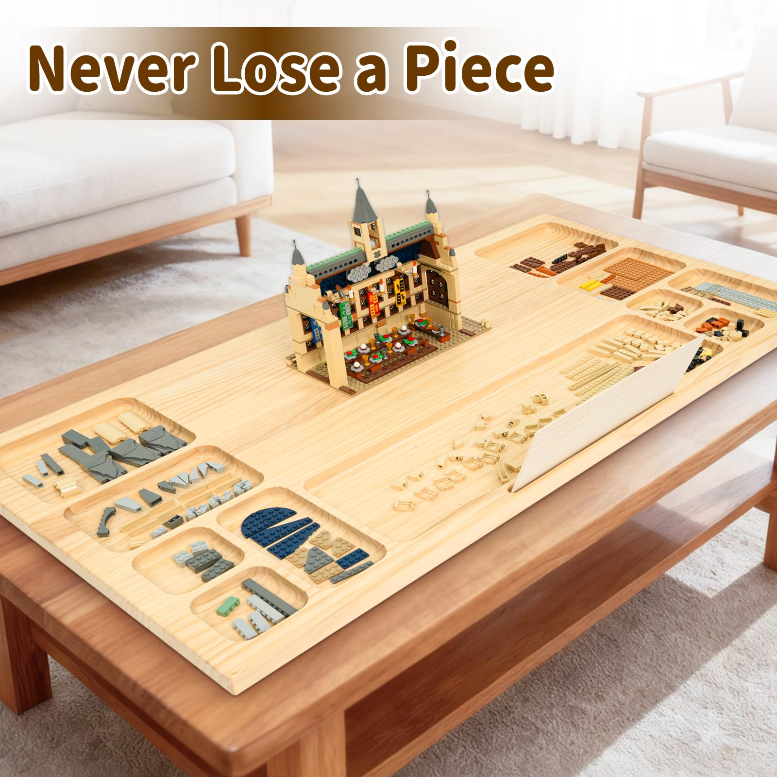 Wood City Baseplate Table safety-certified materials for peace of mind.