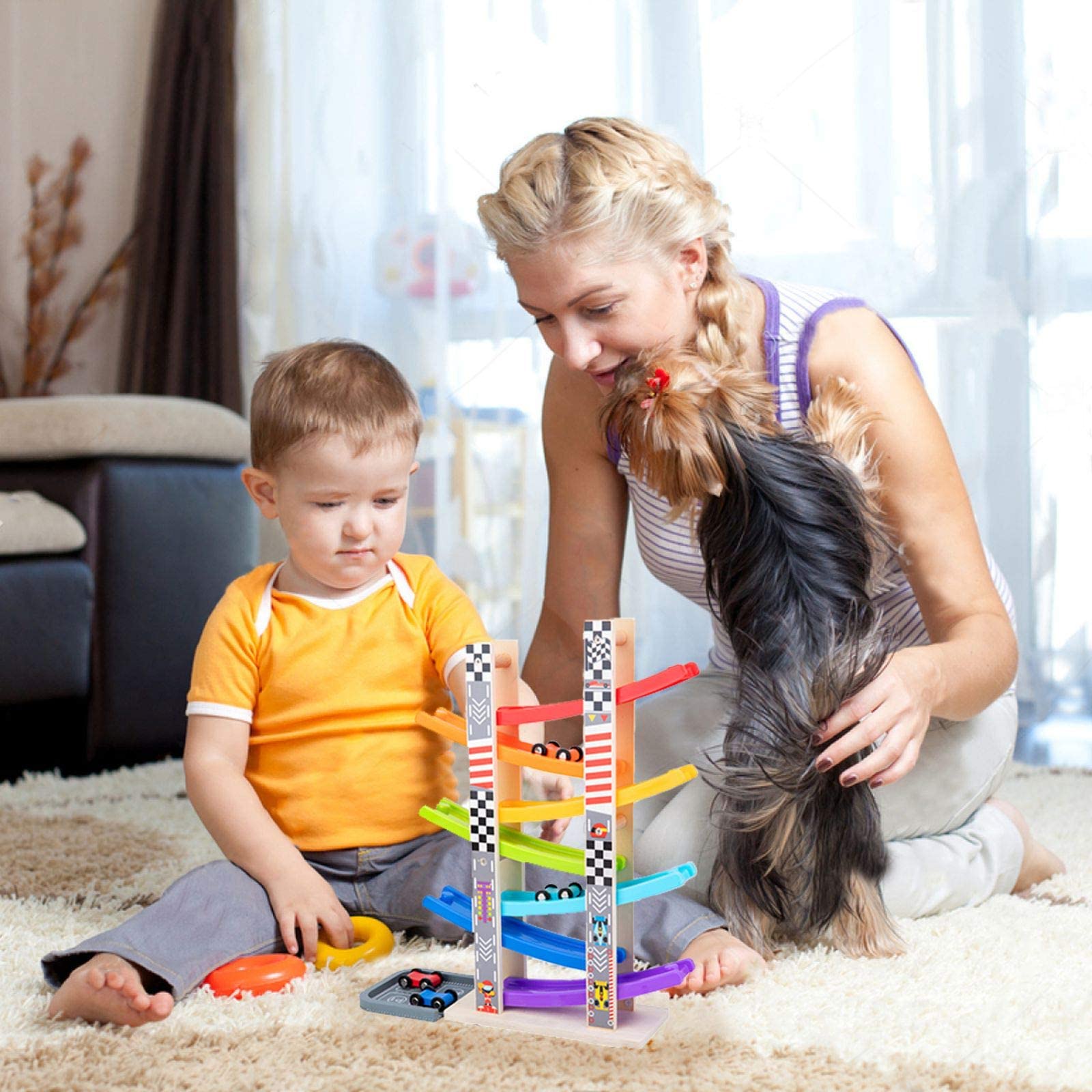 Wood City gift-ready toddler toy set ideal for birthdays and playdates.