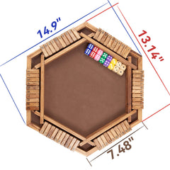 WOOD CITY Shut The Box packaging presents a gift-ready design.