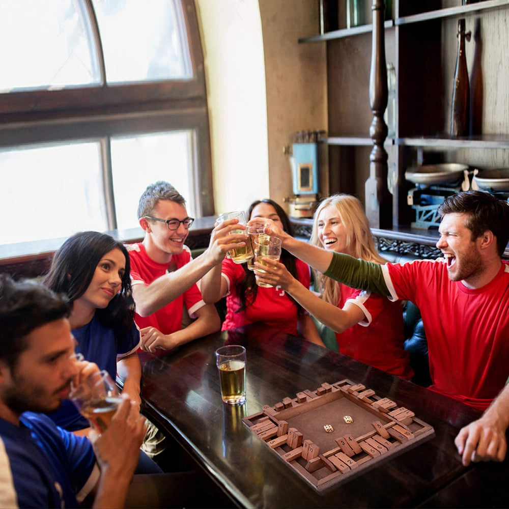 WOOD CITY Shut The Box ideal for pubs and parties, portable and engaging.
