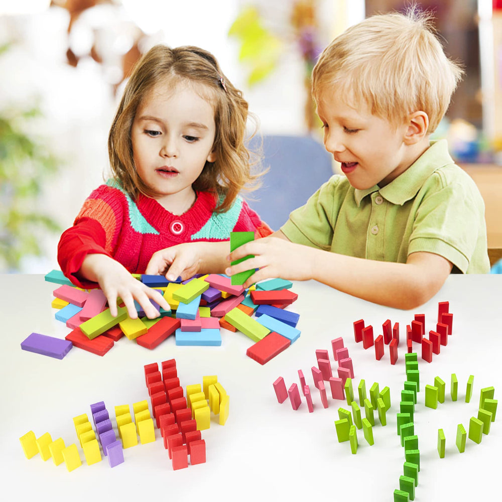 Solid wood domino tiles from Wood City with smooth edges