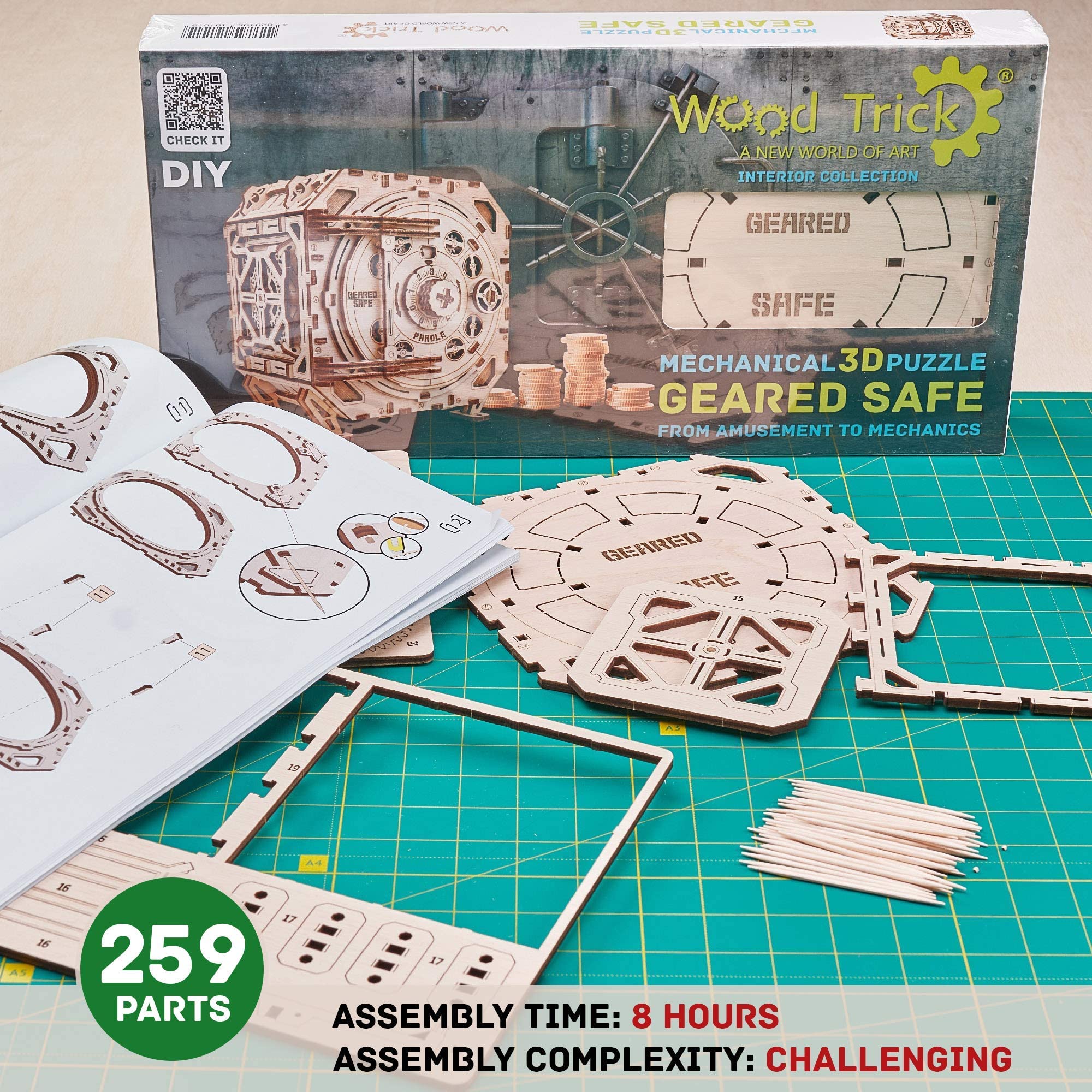 Wood Trick gift-ready 3D puzzle suitable for holidays.